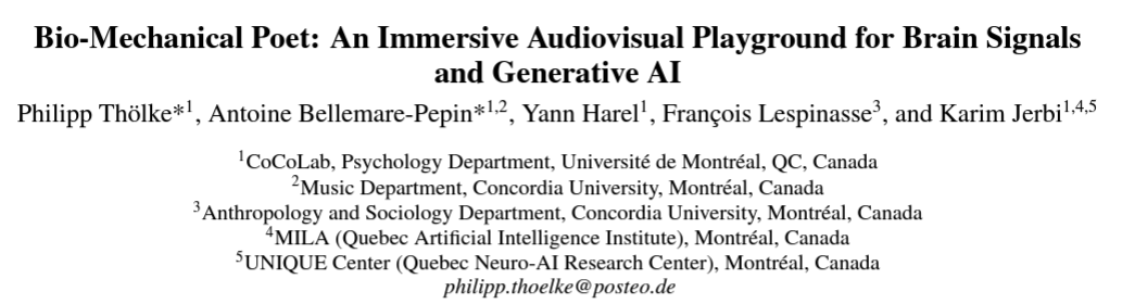 Bio-Mechanical Poet First Page